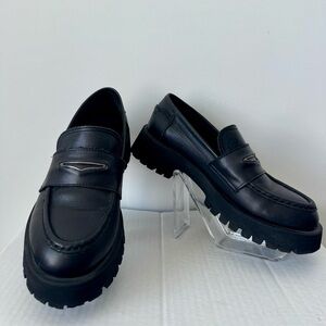 Steve Madden Lawrence Black Chunky Loafers 🖤